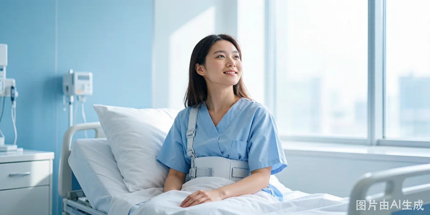 Singaporean patient recovering after spine surgery at Jiahui